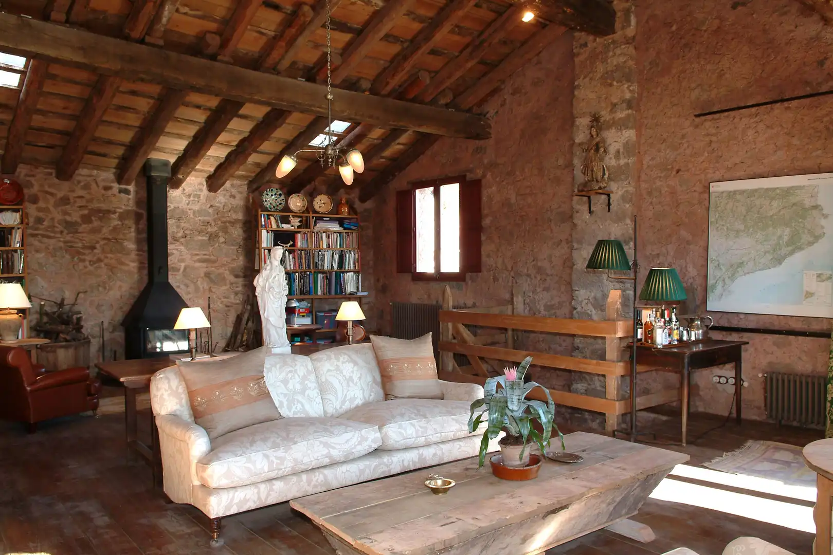 Sala de estar de Finca rústica en venta en Camprodon con Calefacción, Jardín privado y Terraza