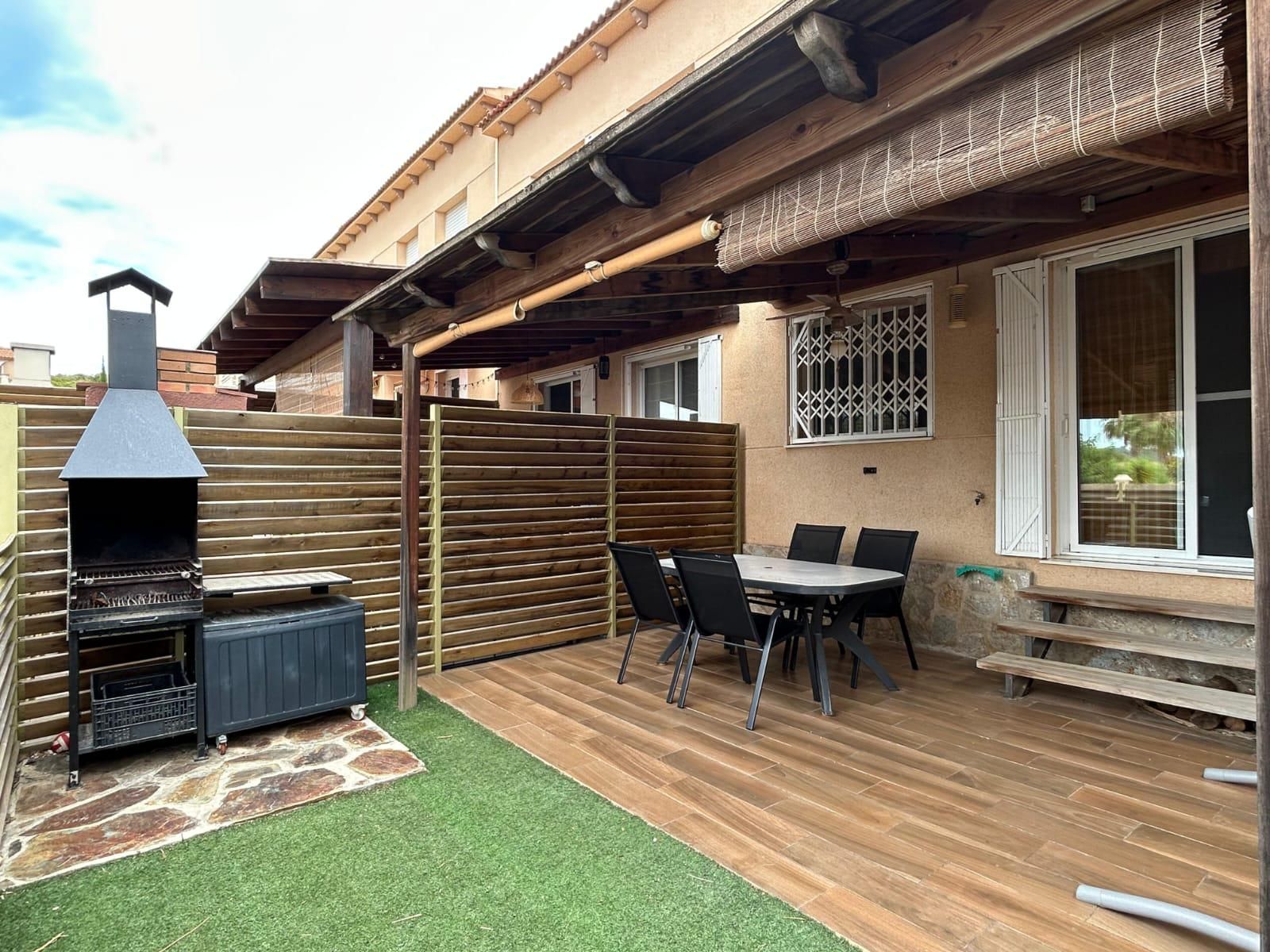 Terrace of Single-family semi-detached for sale in La Pobla de Montornès    with Private garden, Terrace and Swimming Pool