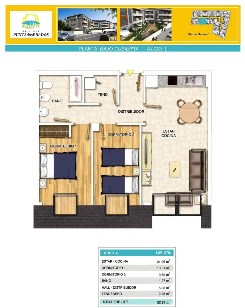 Piso en venta en Ortigueira con Calefacción, Jardín privado y Terraza