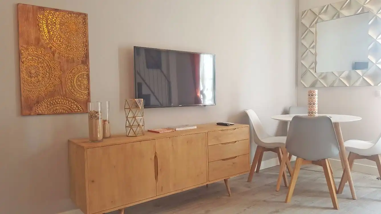 Sala de estar de Ático de alquiler en Madrid con Aire acondicionado, Calefacción y Amueblado