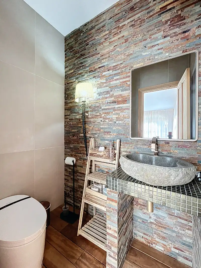 Baño de Casa o chalet en venta en La Nucia con Jardín privado, Terraza y Piscina