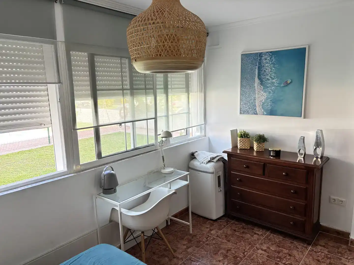 Bedroom of Flat for rent in Torremolinos  with Air Conditioner, Private garden and Swimming Pool