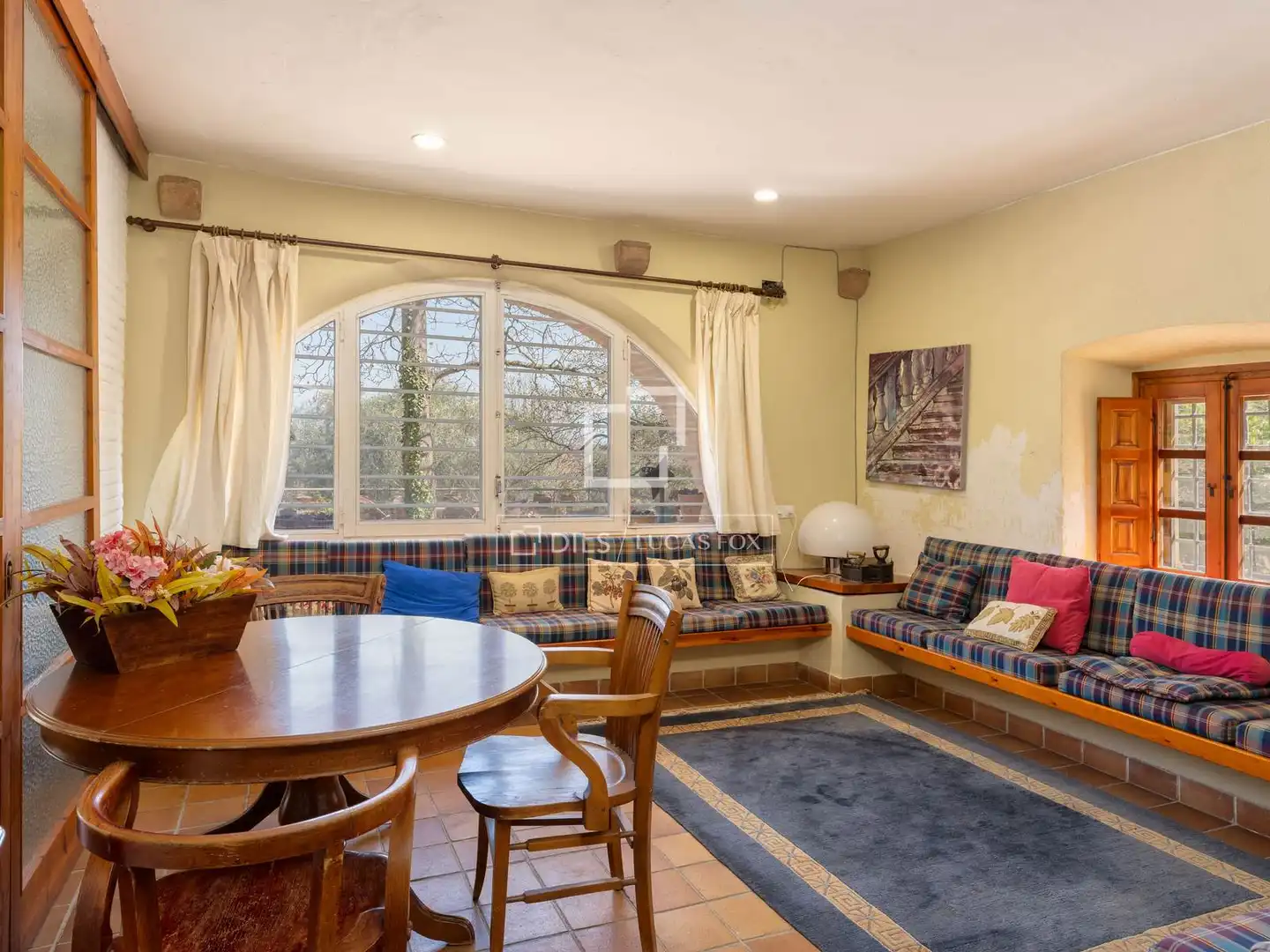 Dining room of Country homes for sale in Anglès  with Air Conditioner, Private garden and Terrace