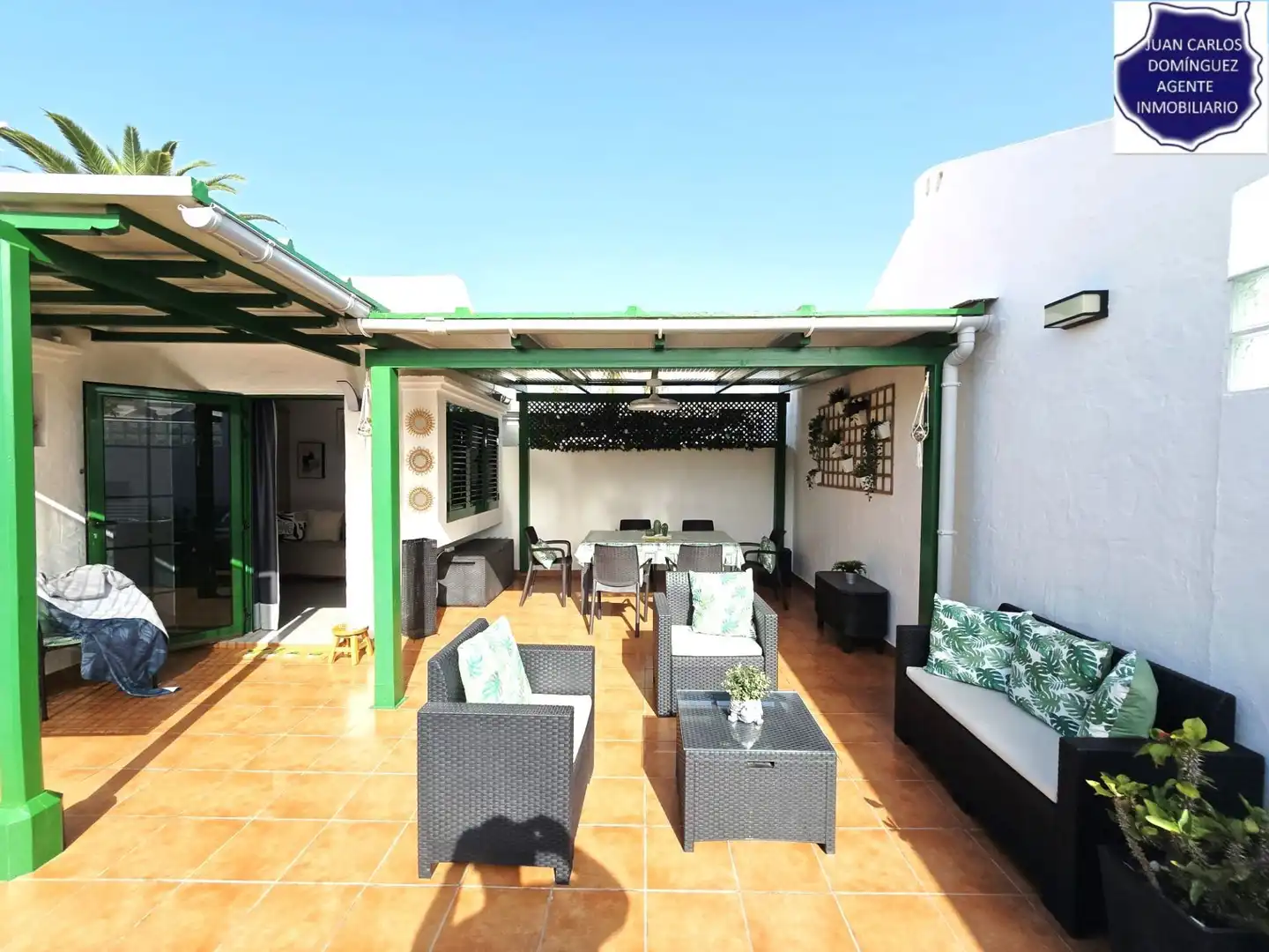 Terraza de Casa o chalet de alquiler en San Bartolomé de Tirajana con Aire acondicionado, Terraza y Amueblado