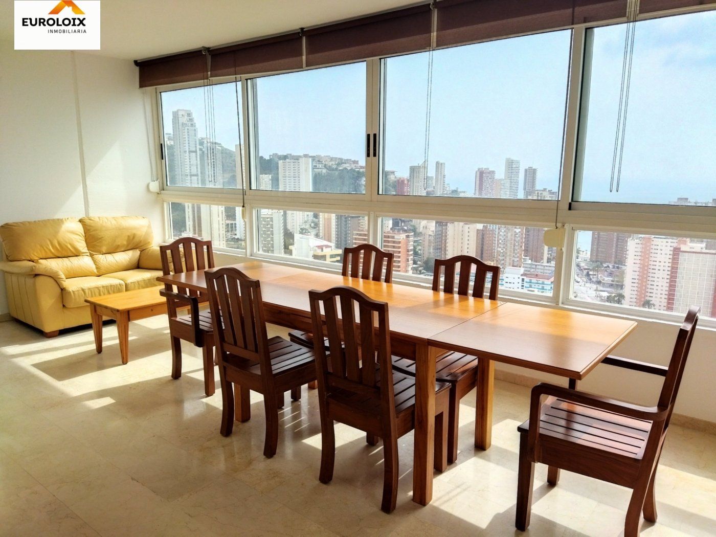 Dining room of Flat to rent in Benidorm  with Heating, Private garden and Terrace