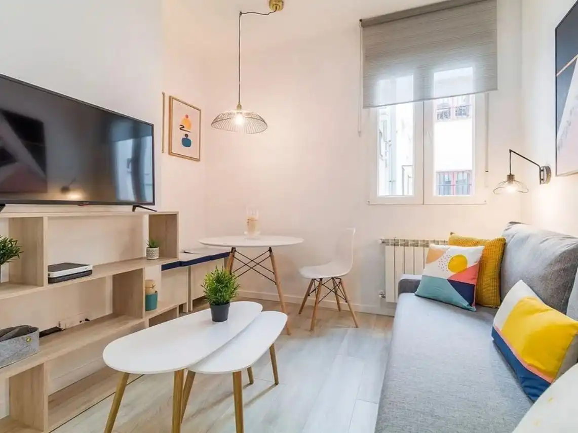 Sala d'estar de Apartament per a compartir en Zamora Capital  amb Aire condicionat i Moblat