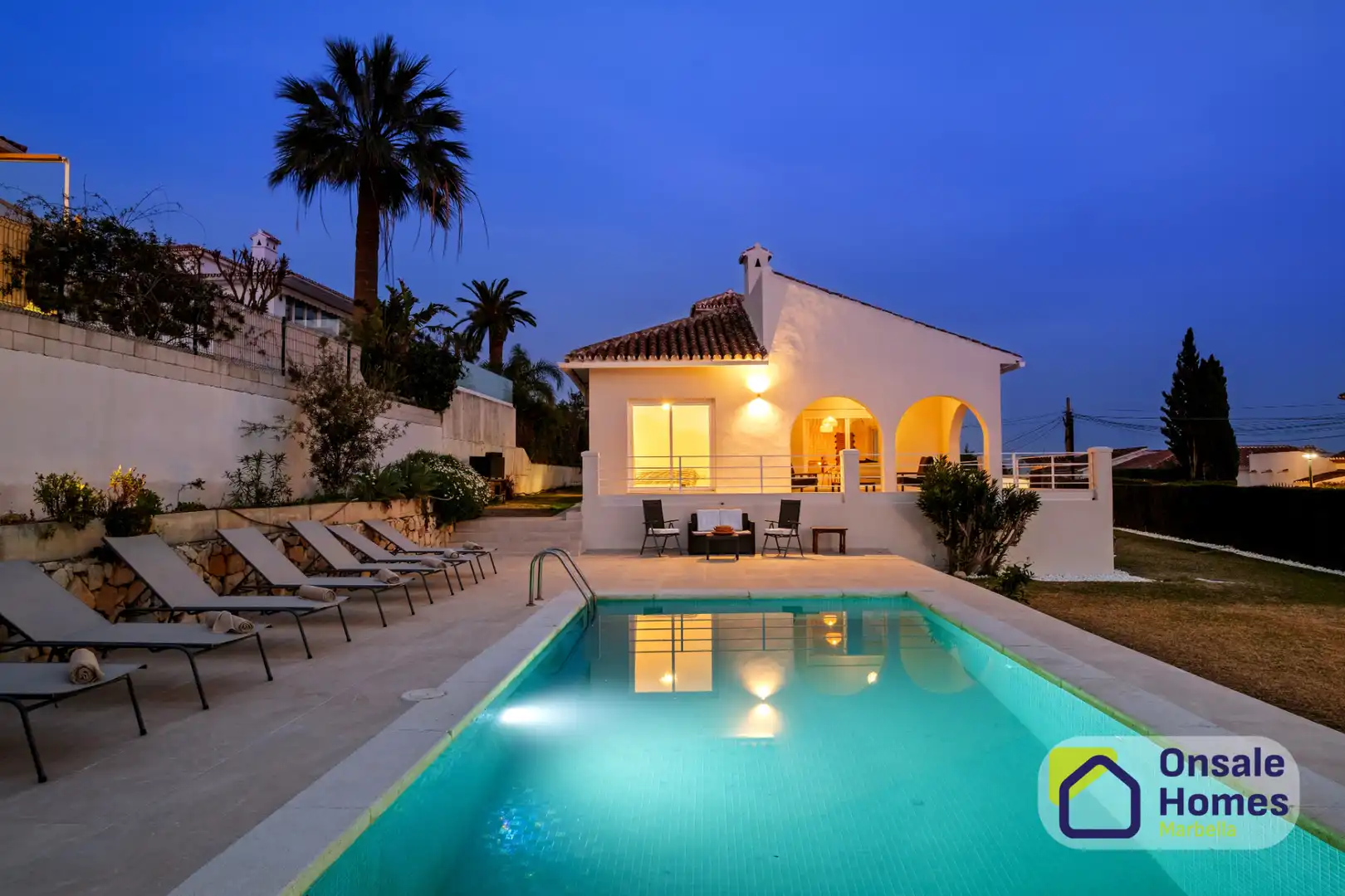 Exterior view of Houses for sale in Marbella  with Air Conditioner, Private garden and Terrace