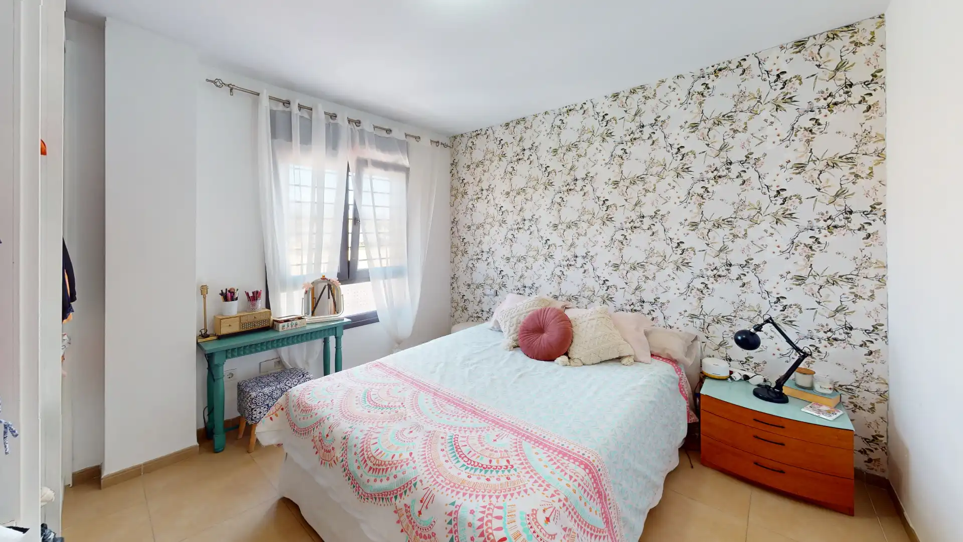 Bedroom of Flat for sale in Roquetas de Mar  with Air Conditioner, Heating and Private garden