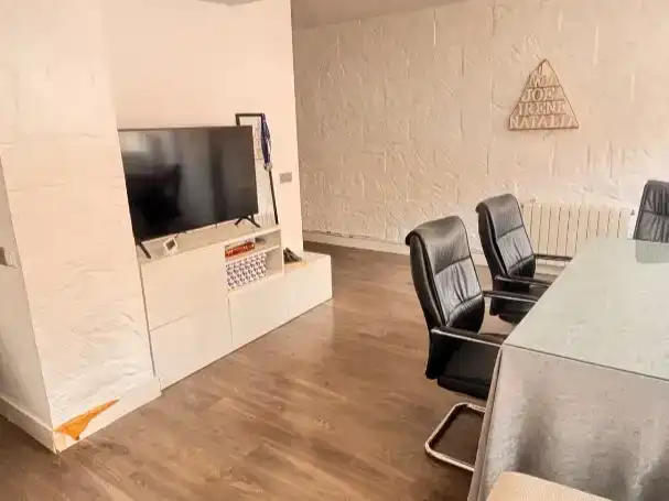 Wohnzimmer von Maisonette zum Verkauf in Badajoz mit Klimaanlage, Parkett und Abstellraum