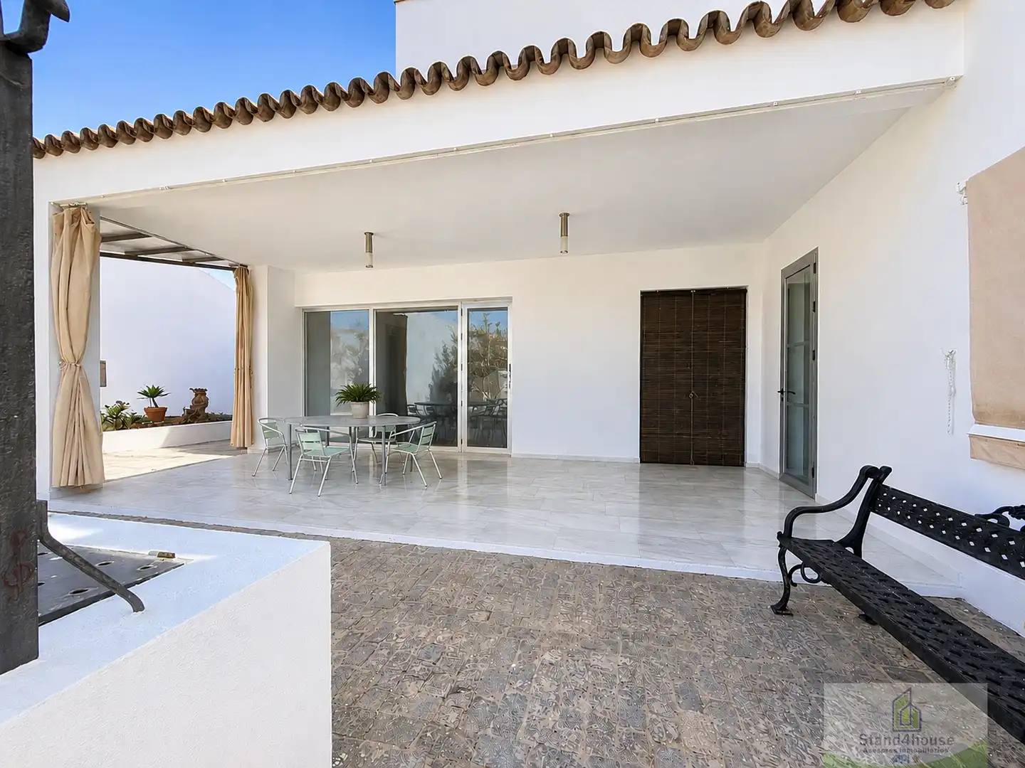 Terraza de Casa o chalet en venta en Bollullos Par del Condado con Aire acondicionado, Calefacción y Terraza
