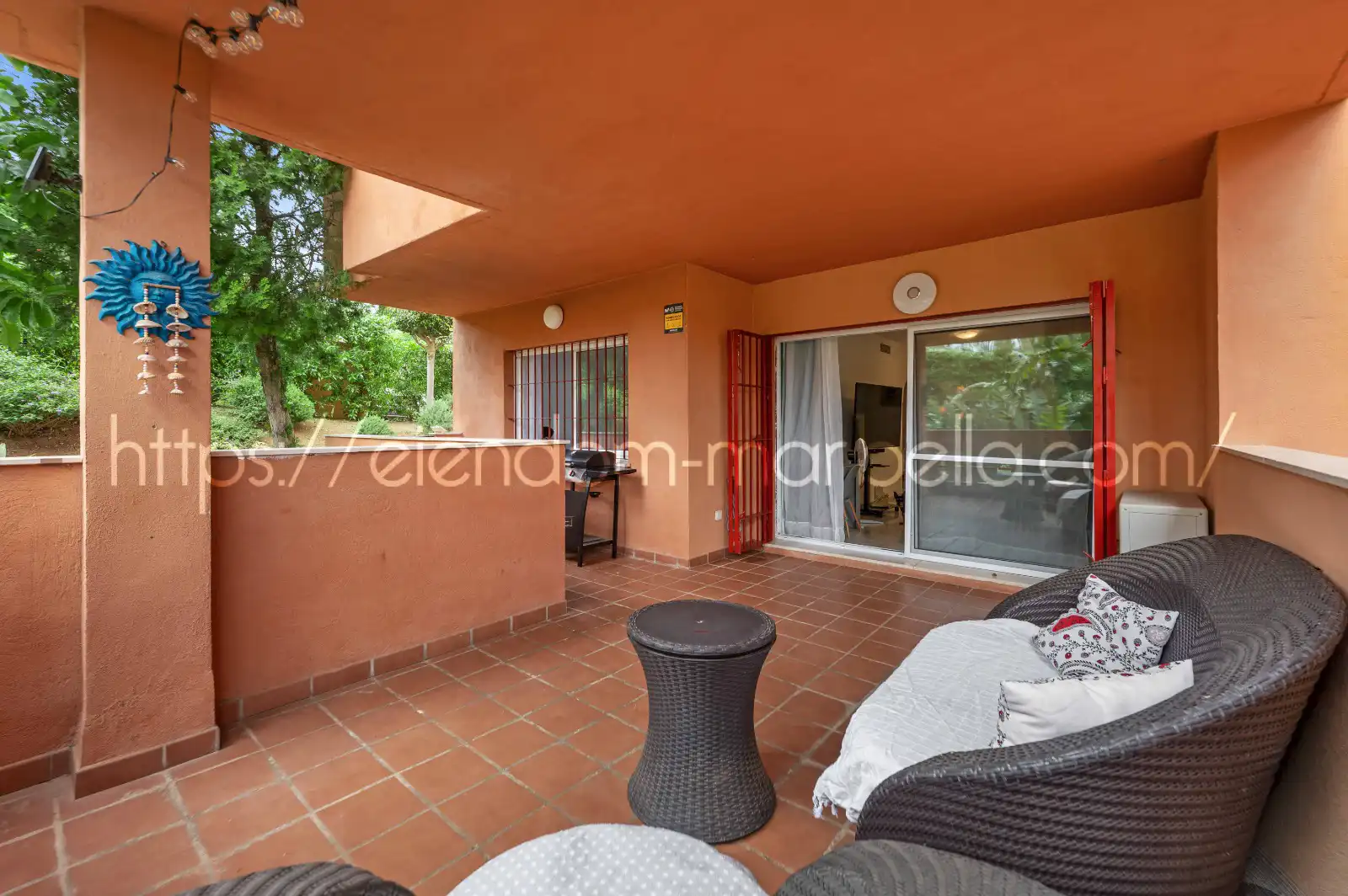 Garten von Wohnungen zum Verkauf in Marbella mit Klimaanlage, Terrasse und Möbliert