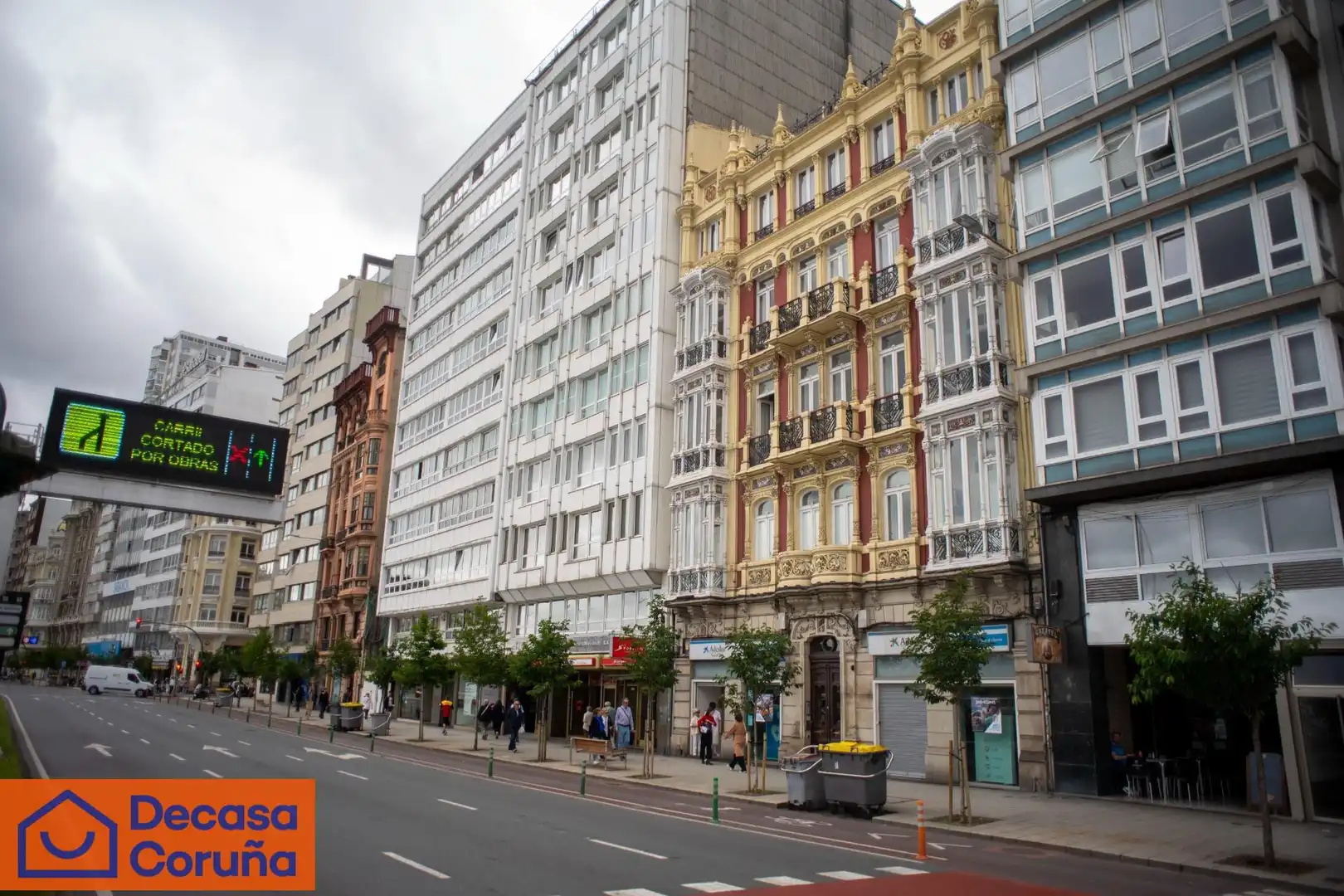 Vista exterior de Pis en venda en A Coruña Capital  amb Traster i Alarma
