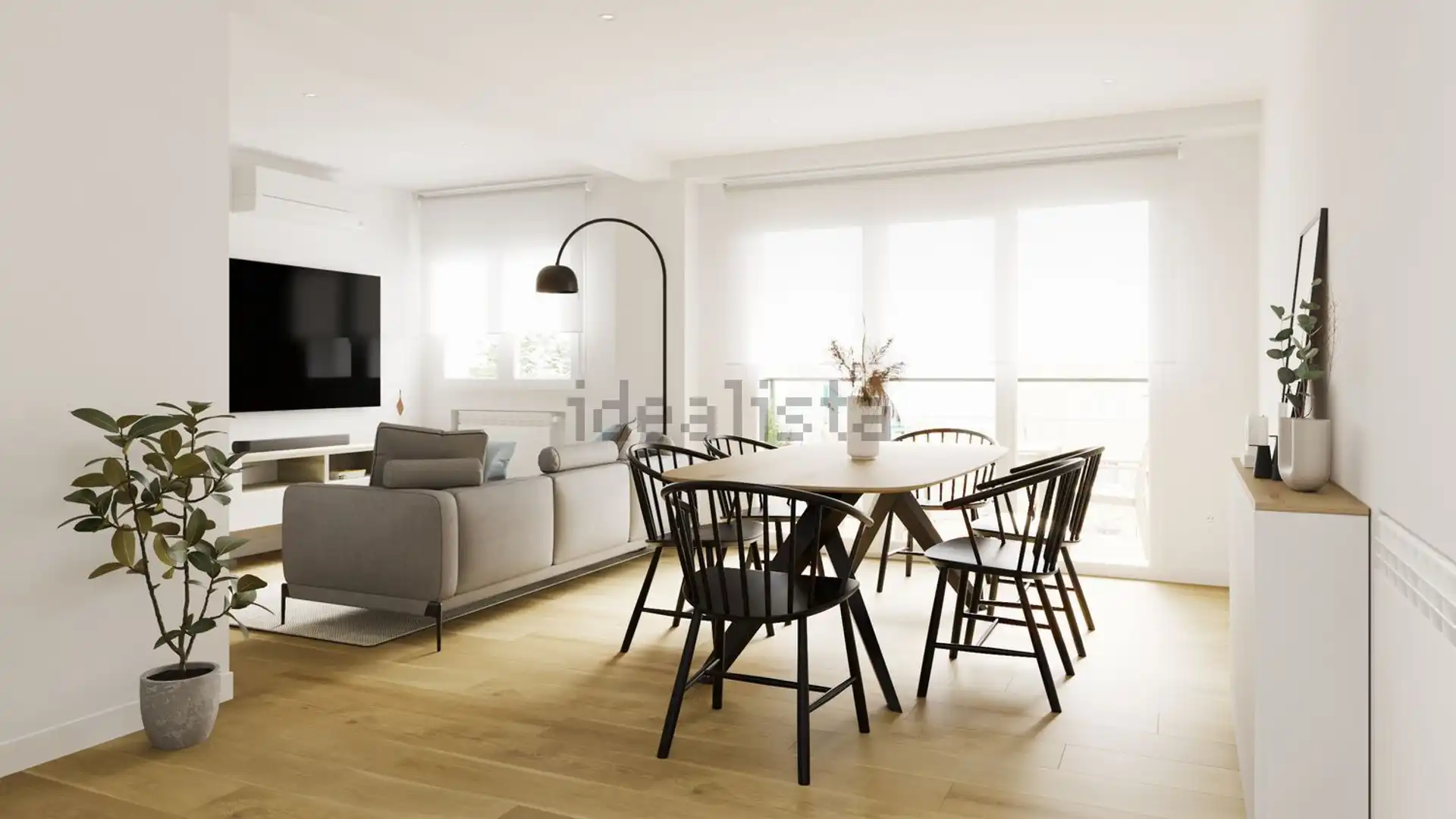 Living room of Flat for sale in Móstoles  with Air Conditioner, Heating and Terrace