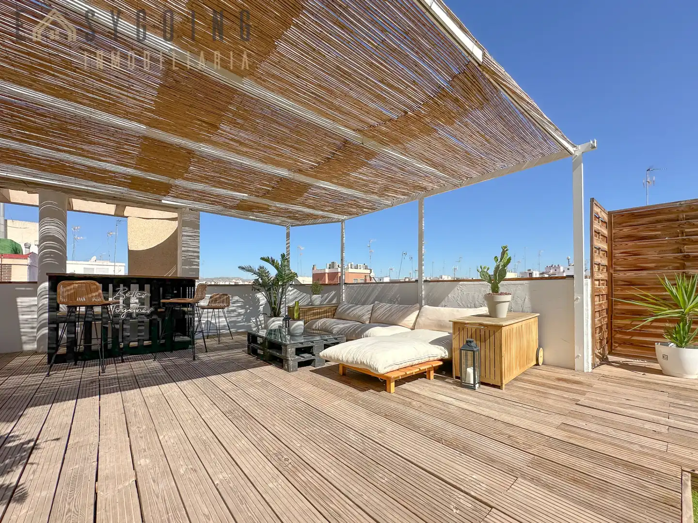 Terraza de Ático en venta en Elche / Elx con Aire acondicionado, Terraza y Amueblado
