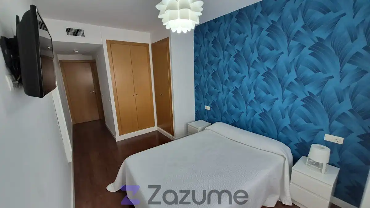 Bedroom of Flat for rent in Murcia  with Air Conditioner, Private garden and Swimming Pool