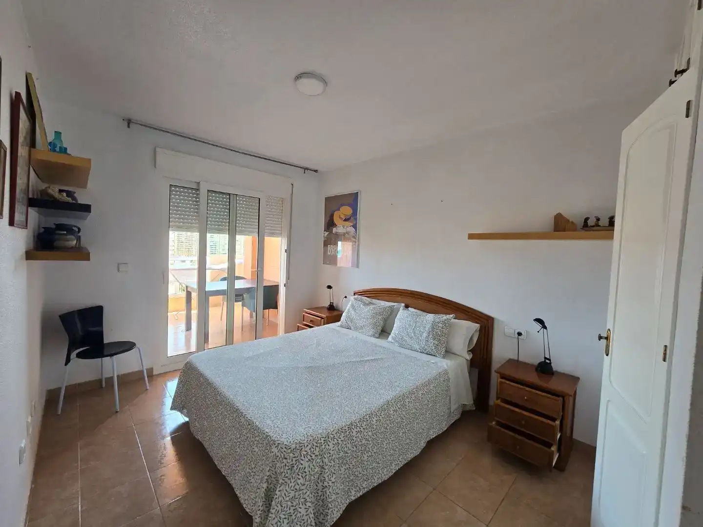 Bedroom of Flat for rent in La Manga del Mar Menor  with Swimming Pool, Furnished and Balcony