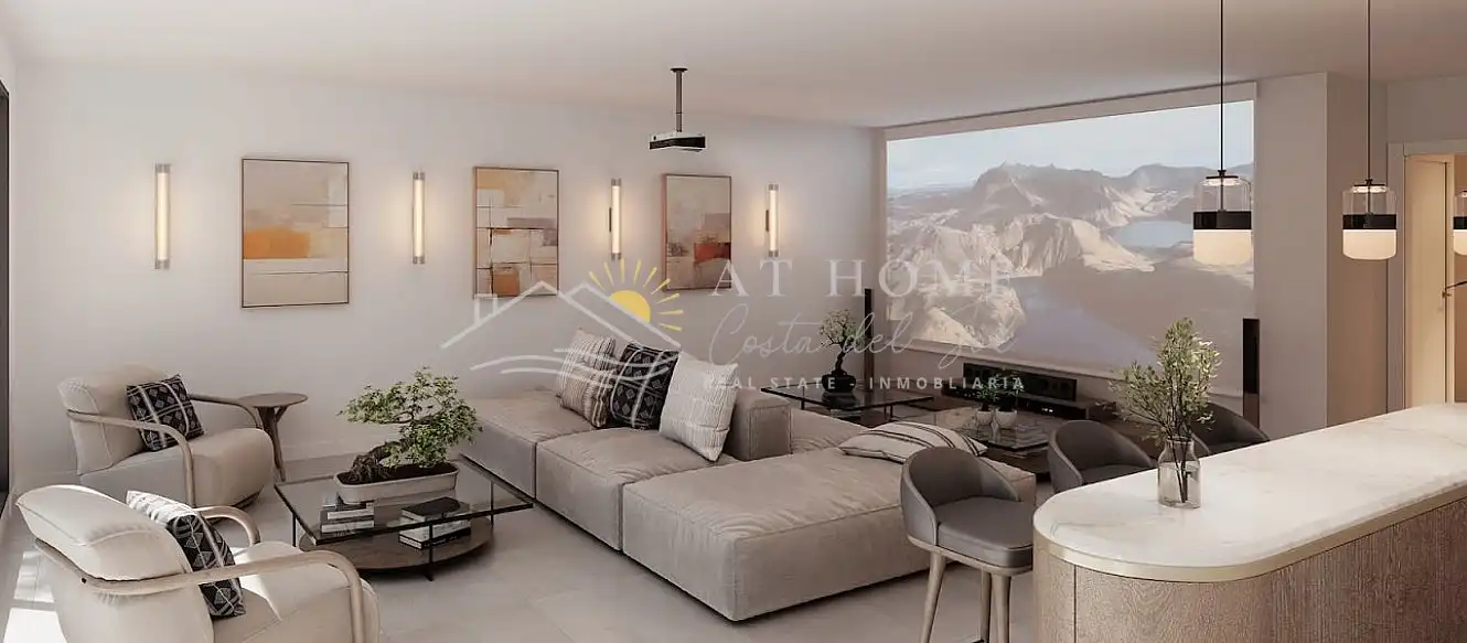 Sala d'estar de Casa o xalet en venda en Alhaurín de la Torre amb Terrassa i Piscina