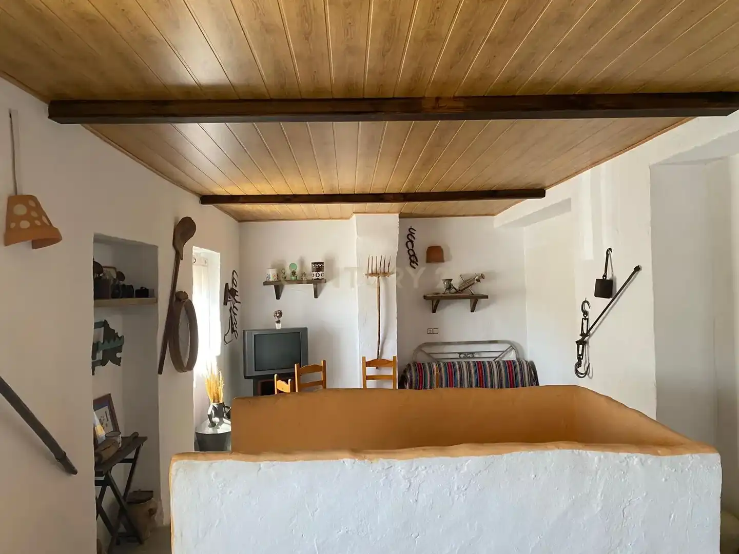 Sala de estar de Casa o chalet en venta en Colomera con Jardín privado, Trastero y Piscina