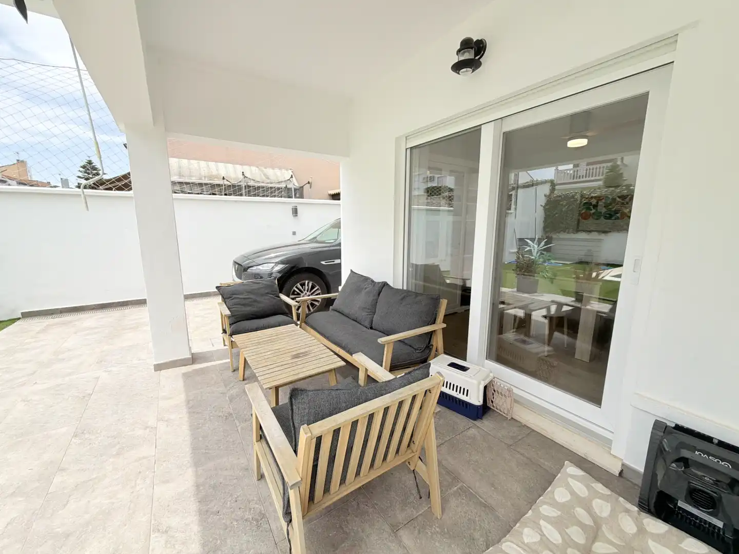 Terraza de Casa adosada en venta en Espartinas con Aire acondicionado, Jardín privado y Parquet