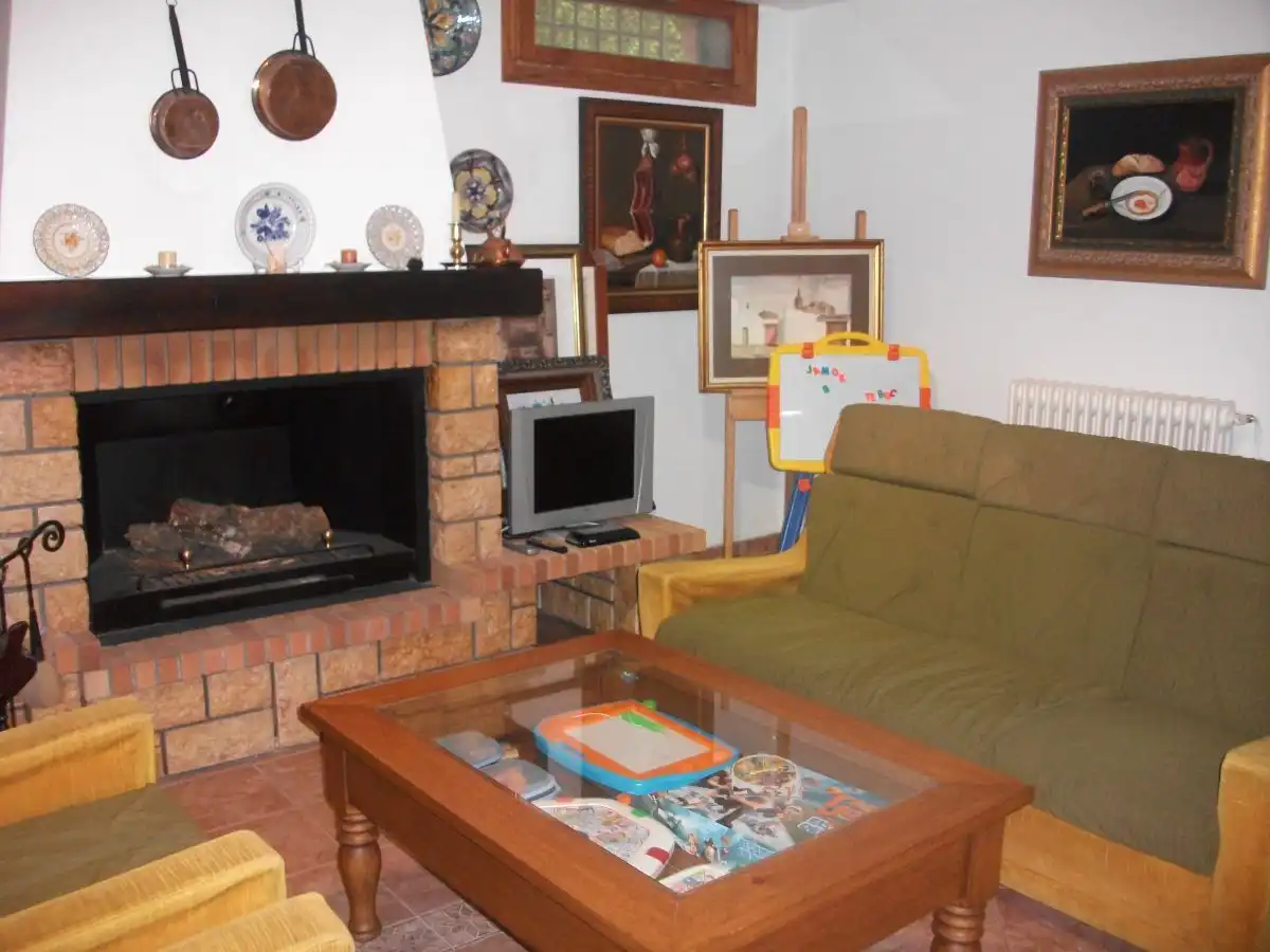 Sala d'estar de Casa o xalet en venda en Albacete amb Terrassa