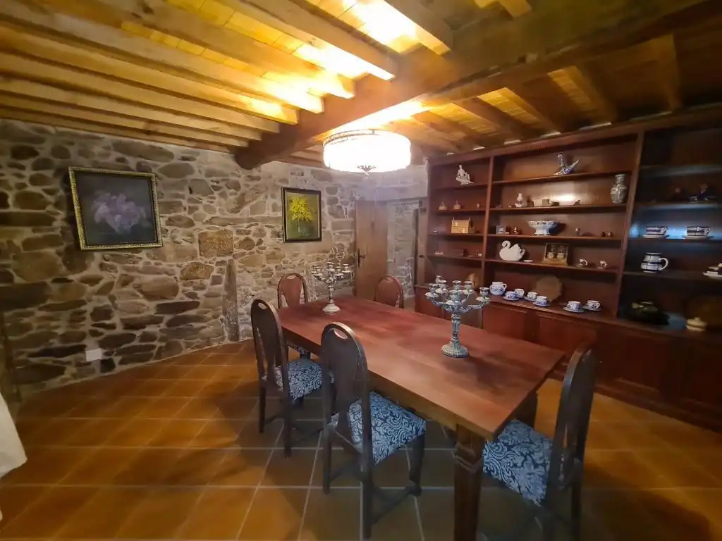 Comedor de Casa o chalet en venta en Dodro con Jardín privado, Parquet y Trastero