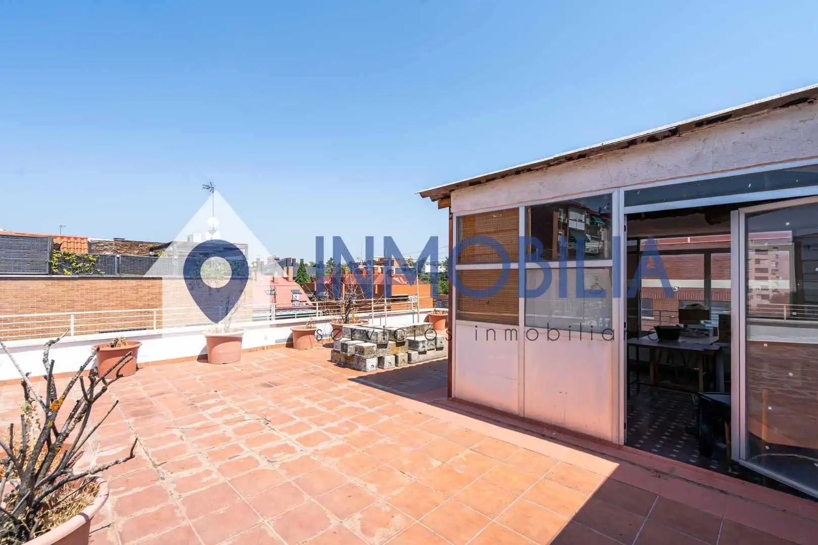 Terraza de Ático en venta en Madrid con Calefacción y Terraza