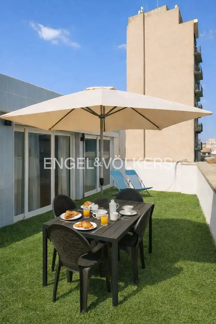 Terrassa de Àtic de lloguer en Gandia amb Aire condicionat, Calefacció i Terrassa
