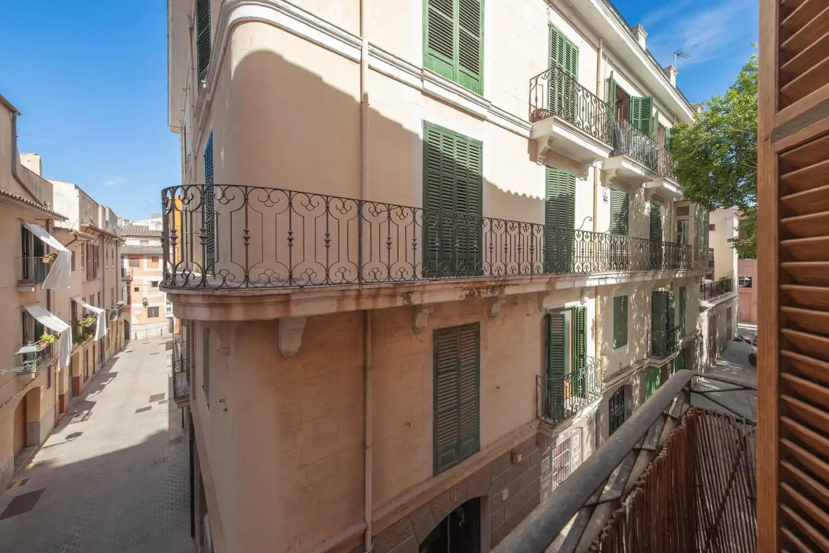 Terrasse von Wohnungen zur Miete in  Palma de Mallorca mit Klimaanlage, Heizung und Parkett