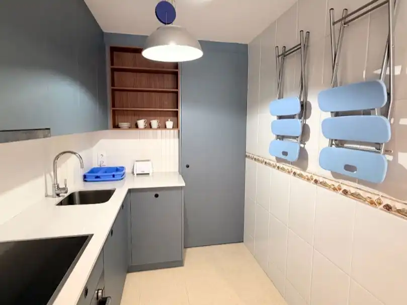 Cocina de Piso de alquiler en Oroso con Parquet, Amueblado y Horno