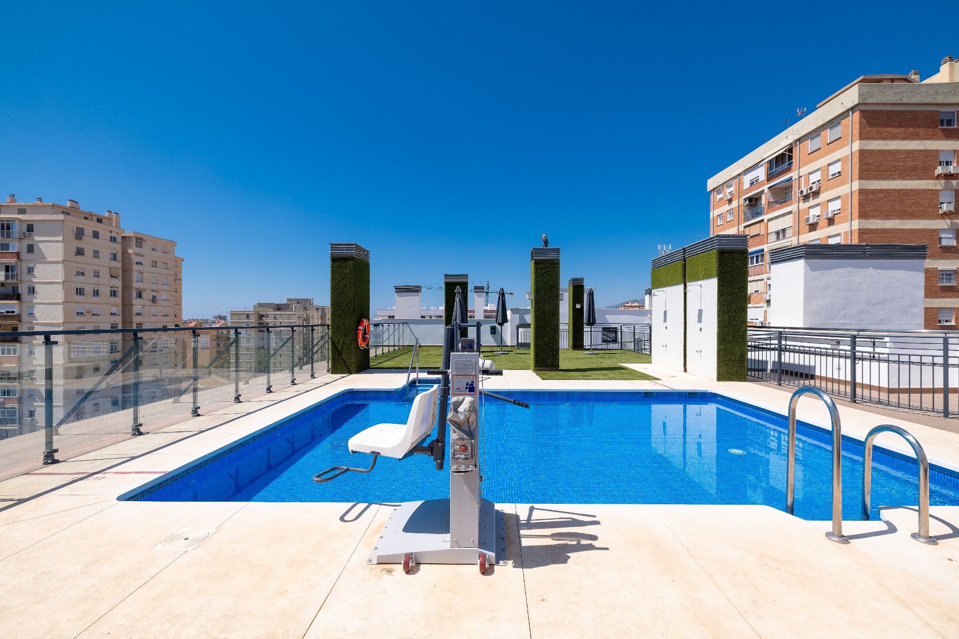Piscina de Pis en venda en Málaga Capital amb Aire condicionat, Calefacció i Terrassa