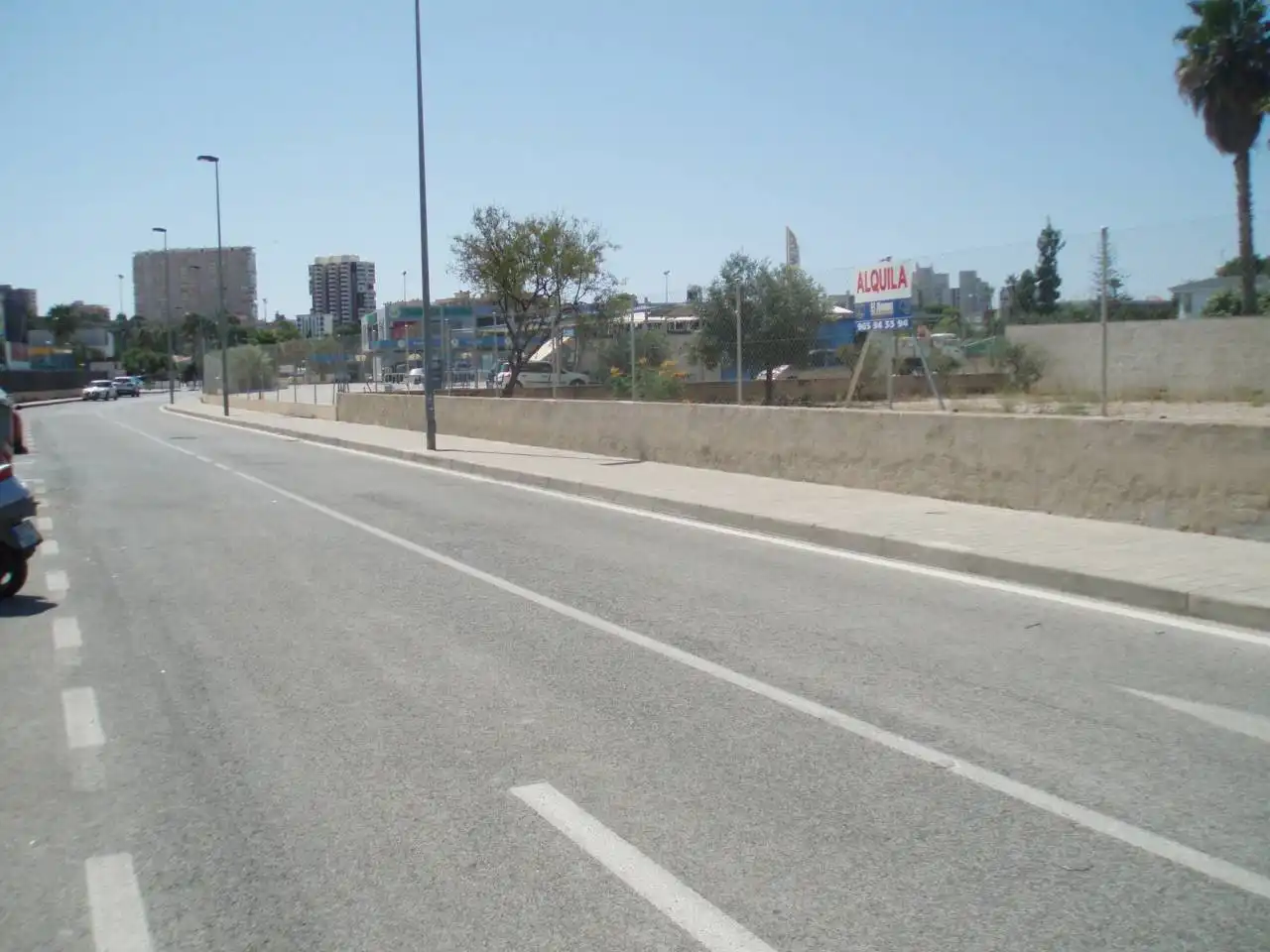 Vista exterior de Terreny industrial de lloguer en Alicante / Alacant