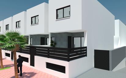 Exterior view of Single-family semi-detached for sale in  Murcia Capital  with Terrace and Community pool