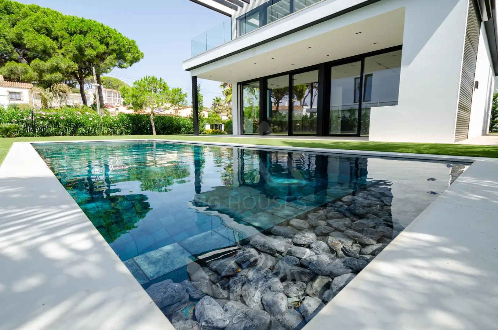 Piscina de Casa o xalet en venda en Calonge i Sant Antoni amb Aire condicionat, Calefacció i Jardí privat