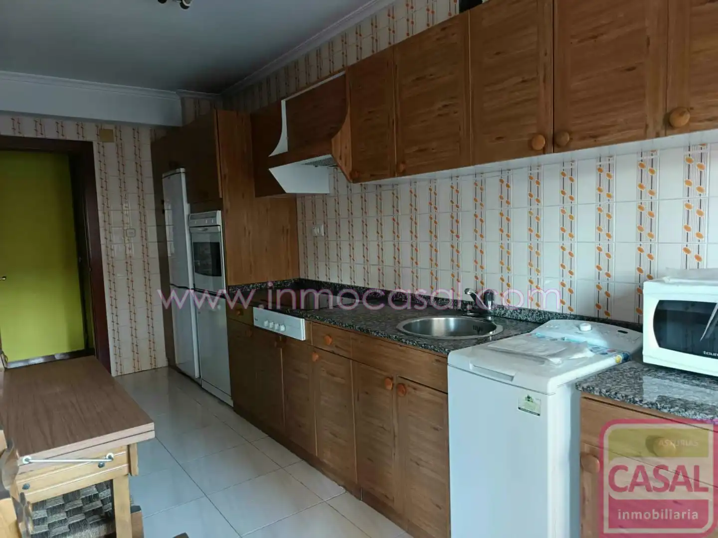 Kitchen of Flat for sale in Langreo  with Heating, Storage room and Furnished