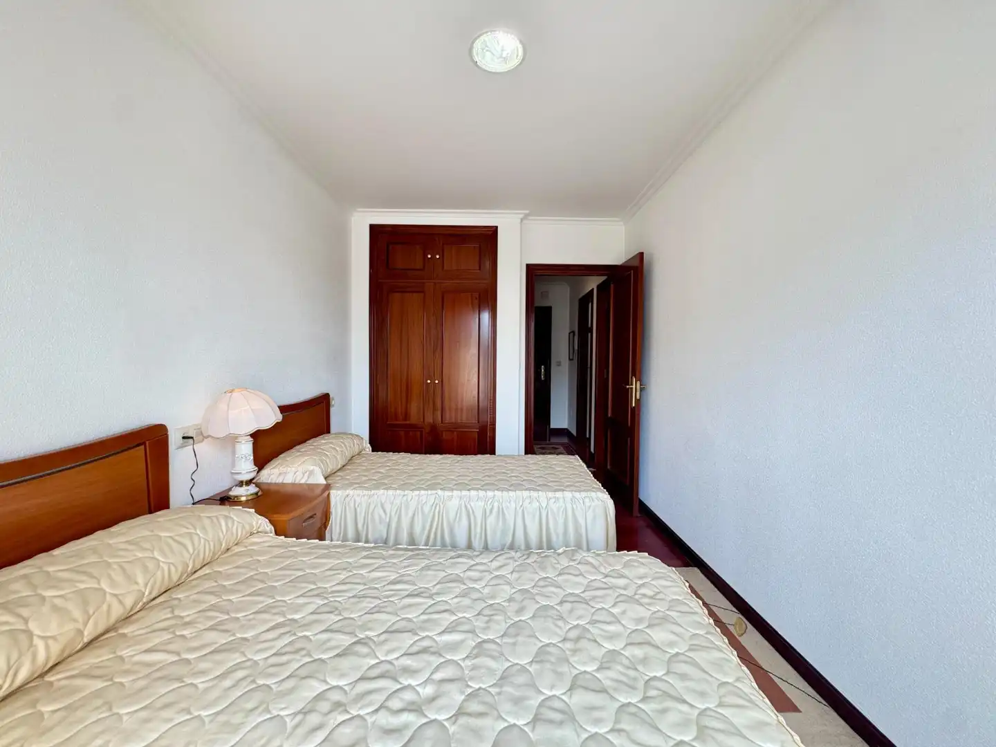 Bedroom of Flat for sale in Baiona  with Parquet flooring, Terrace and Storage room