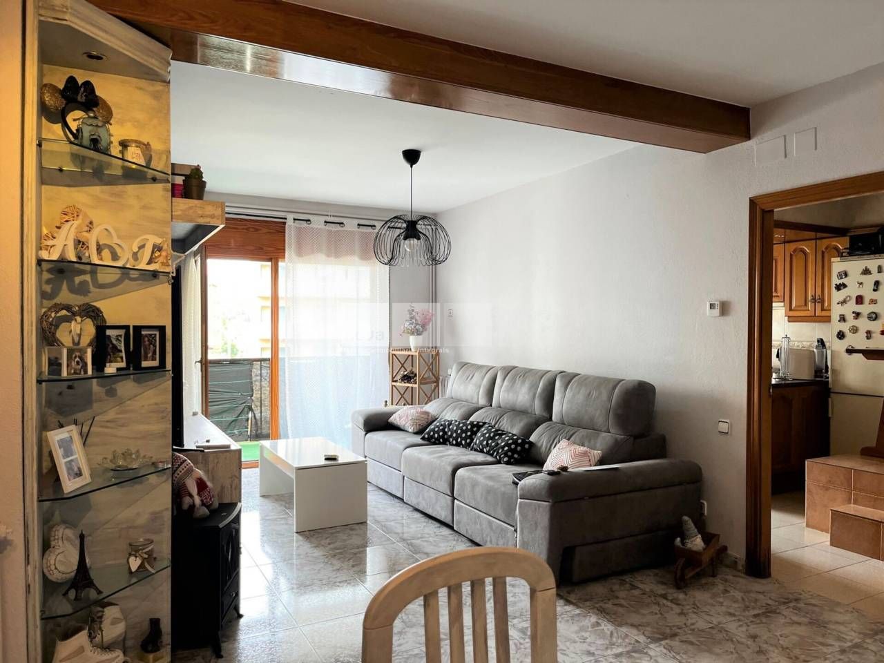 Sala de estar de Piso en venta en Vic con Calefacción y Terraza