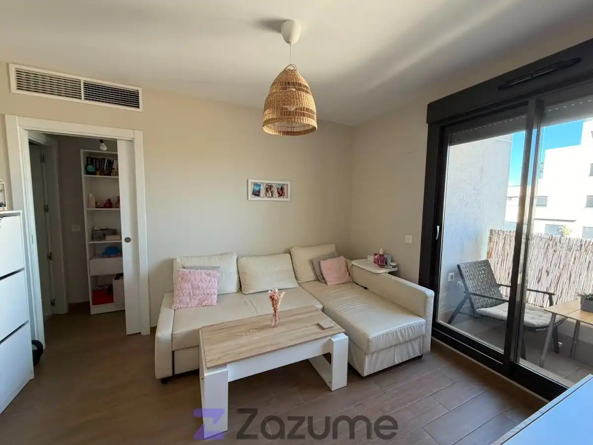 Wohnzimmer von Wohnung zur Miete in Madrid mit Klimaanlage, Heizung und Parkett