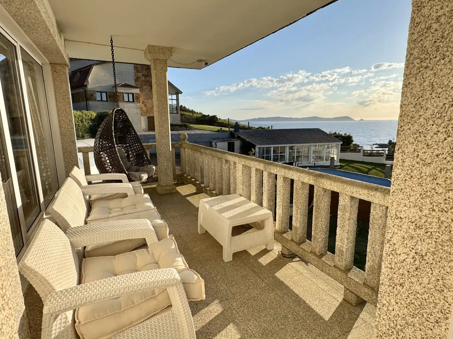 Terraza de Casa o chalet en venta en Sanxenxo con Calefacción, Jardín privado y Terraza
