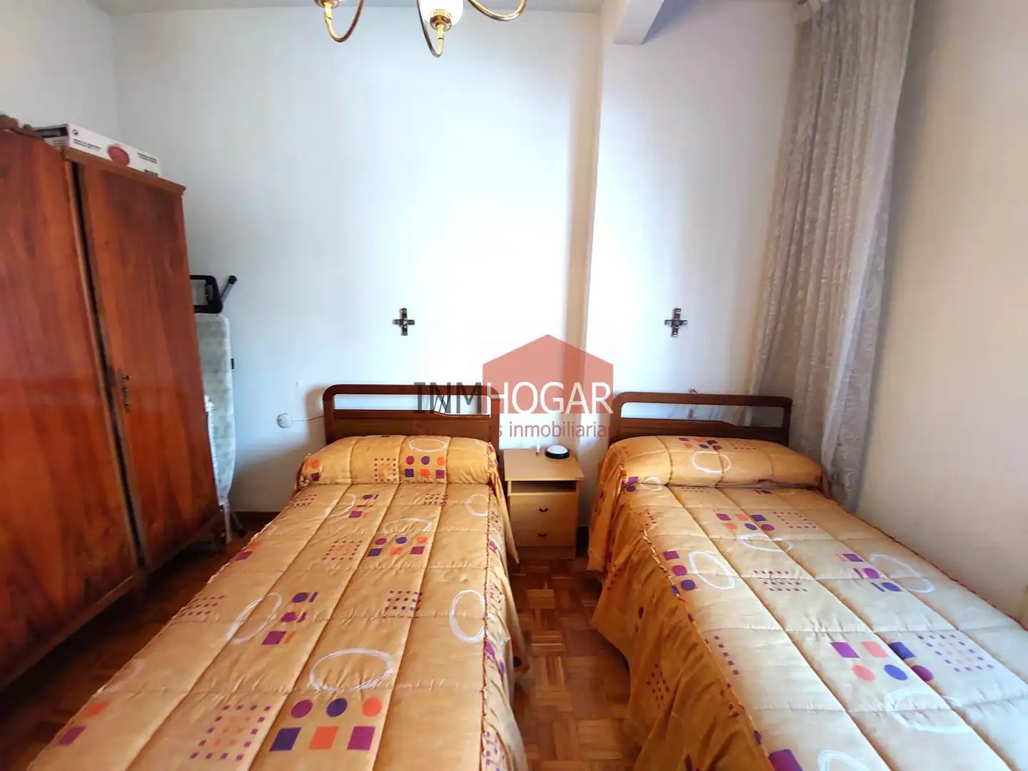 Bedroom of Flat for sale in Ávila  with Heating, Parquet flooring and Terrace