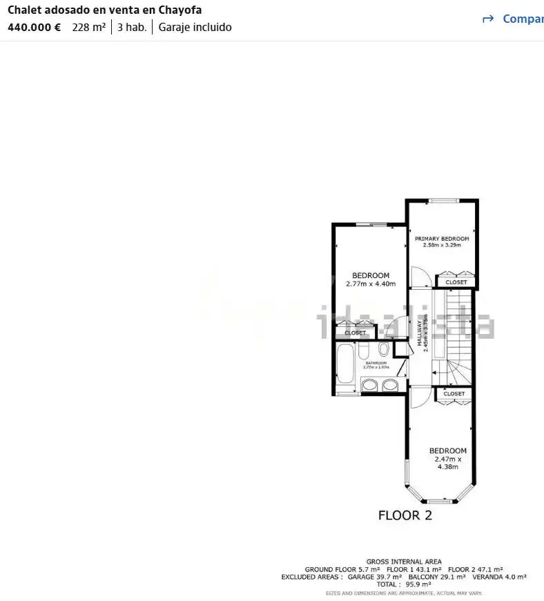 Maison mitoyenne à vendre à Chayofa, imagen 30