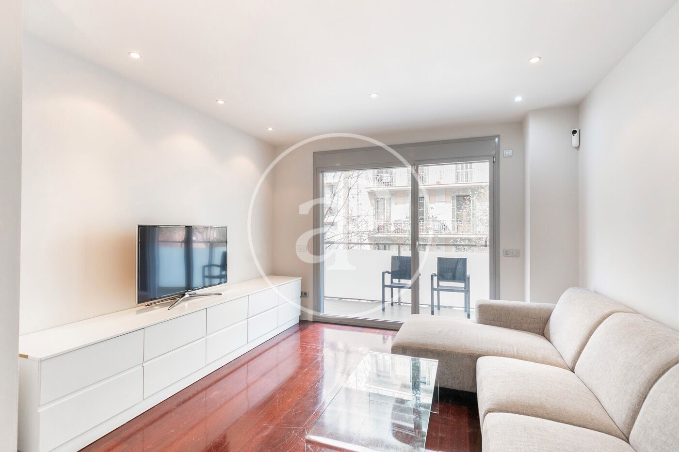 Sala de estar de Piso en venta en  Barcelona Capital con Aire acondicionado, Calefacción y Terraza