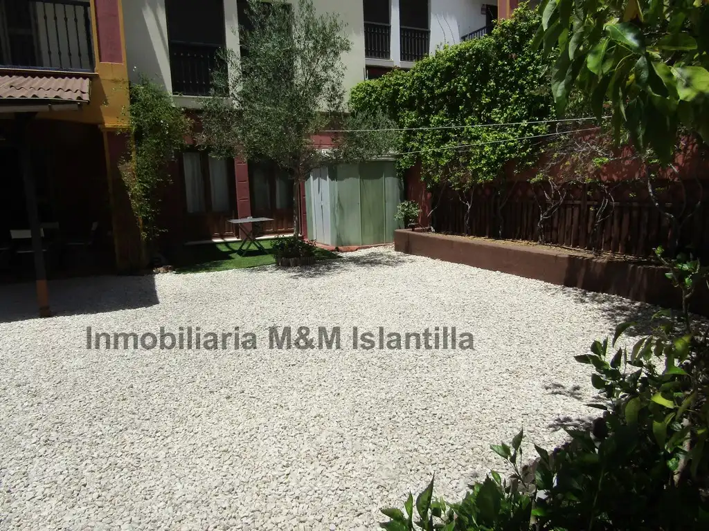 Jardín de Apartamento en venta en Ayamonte con Jardín privado, Amueblado y Horno