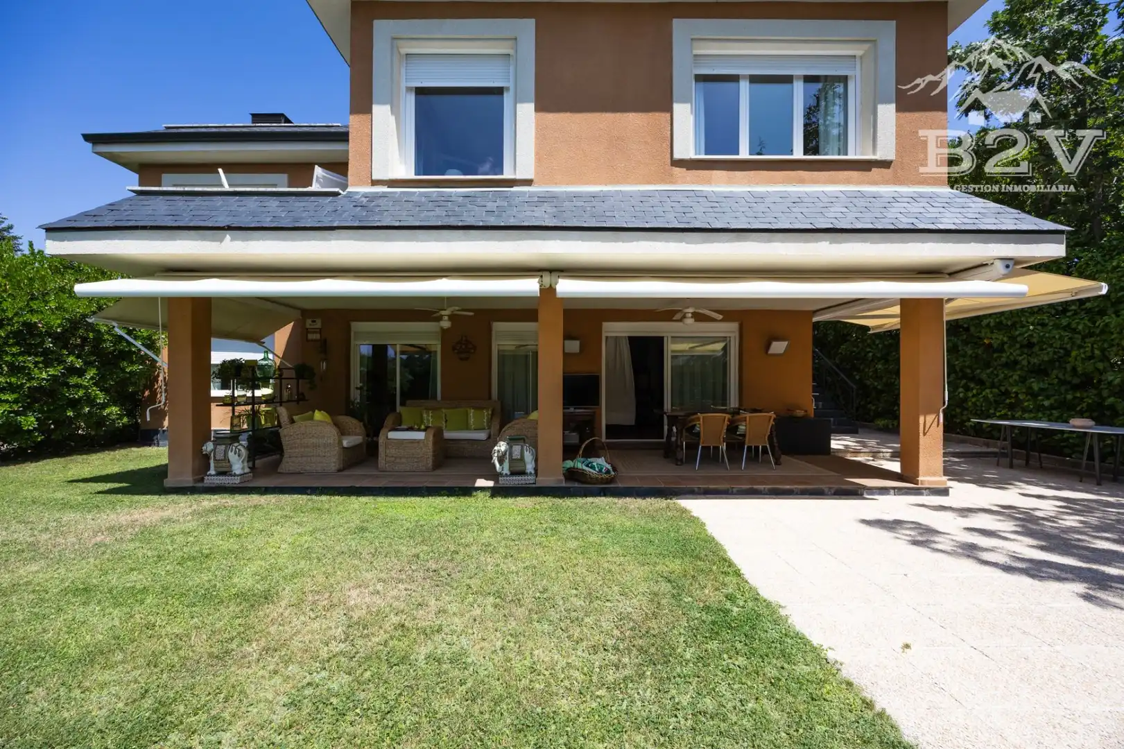 Terrassa de Casa o xalet en venda en Soto del Real amb Calefacció, Jardí privat i Terrassa