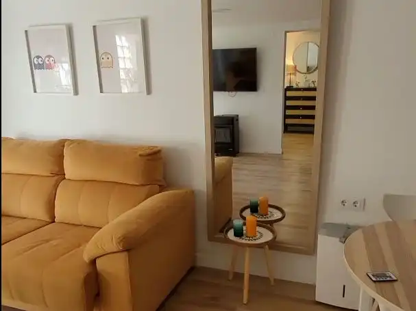 Sala de estar de Casa o chalet de alquiler en Cáceres con Calefacción, Parquet y Terraza