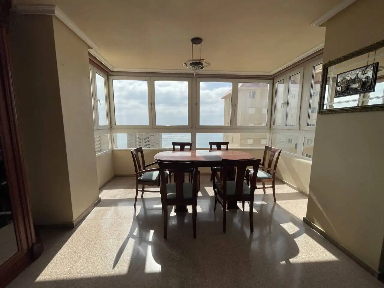 Dining room of Flat for rent in El Campello  with Air Conditioner, Heating and Alarm