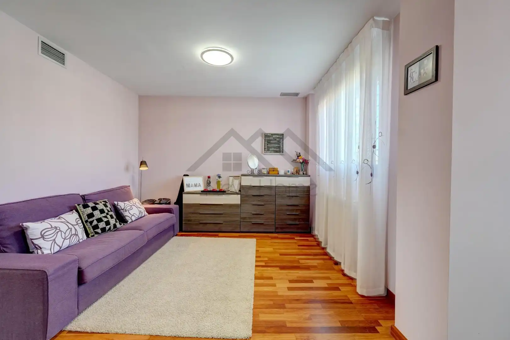Living room of Detached homes for sale in Bétera  with Air Conditioner, Private garden and Parquet flooring