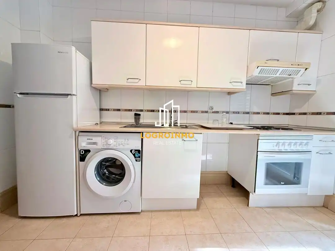 Kitchen of Flat for sale in  Logroño  with Heating, Storage room and Balcony