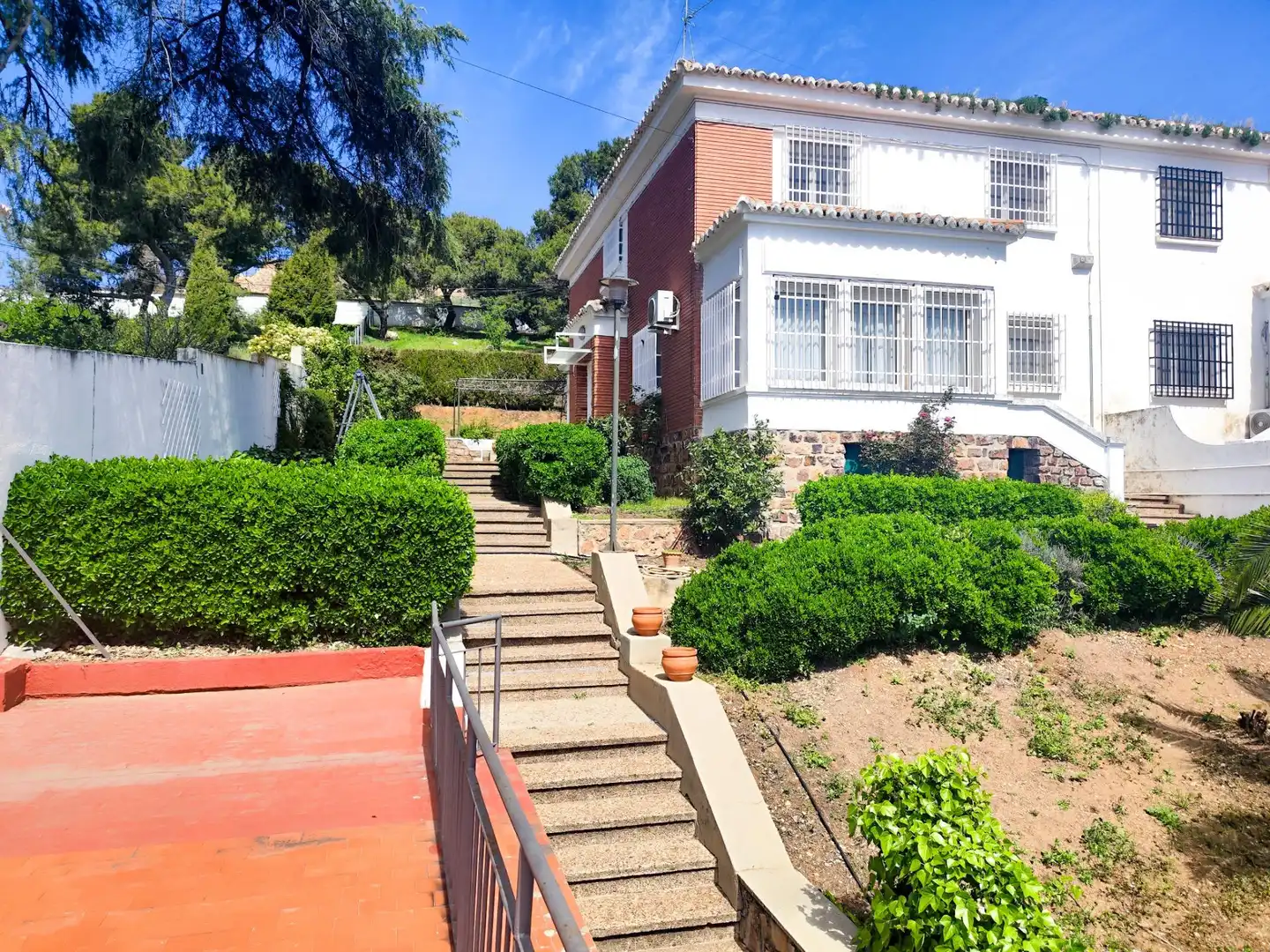 Garden of Houses for sale in Puertollano  with Air Conditioner, Heating and Private garden