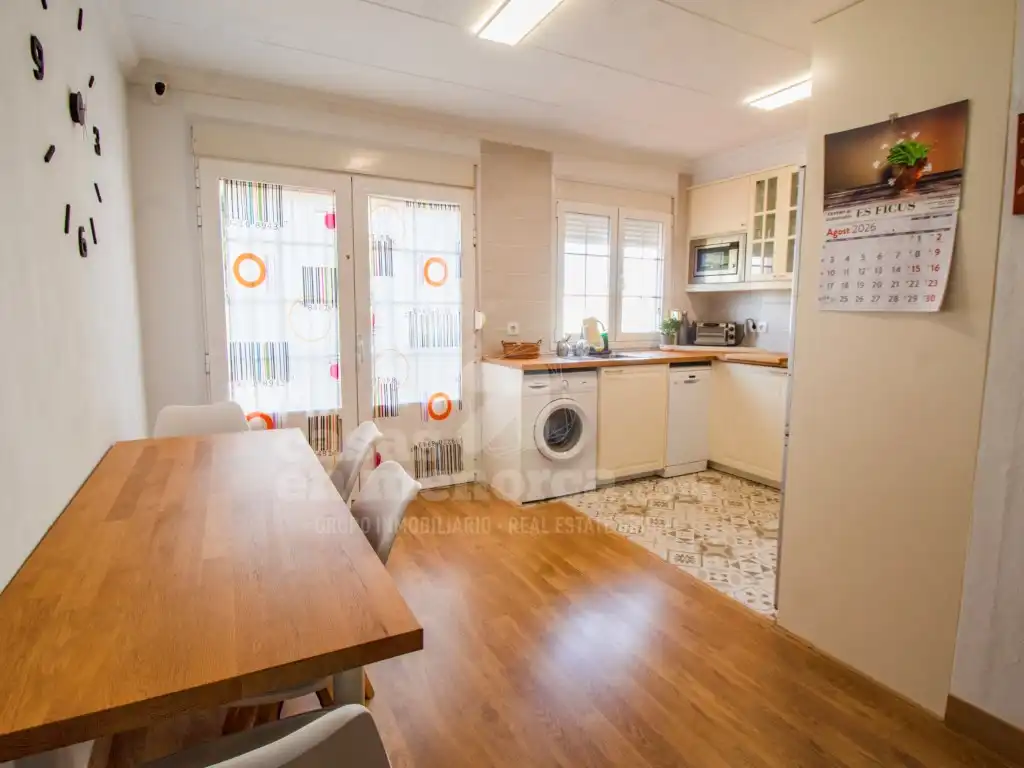 Kitchen of Flat for sale in Es Castell  with Air Conditioner and Terrace