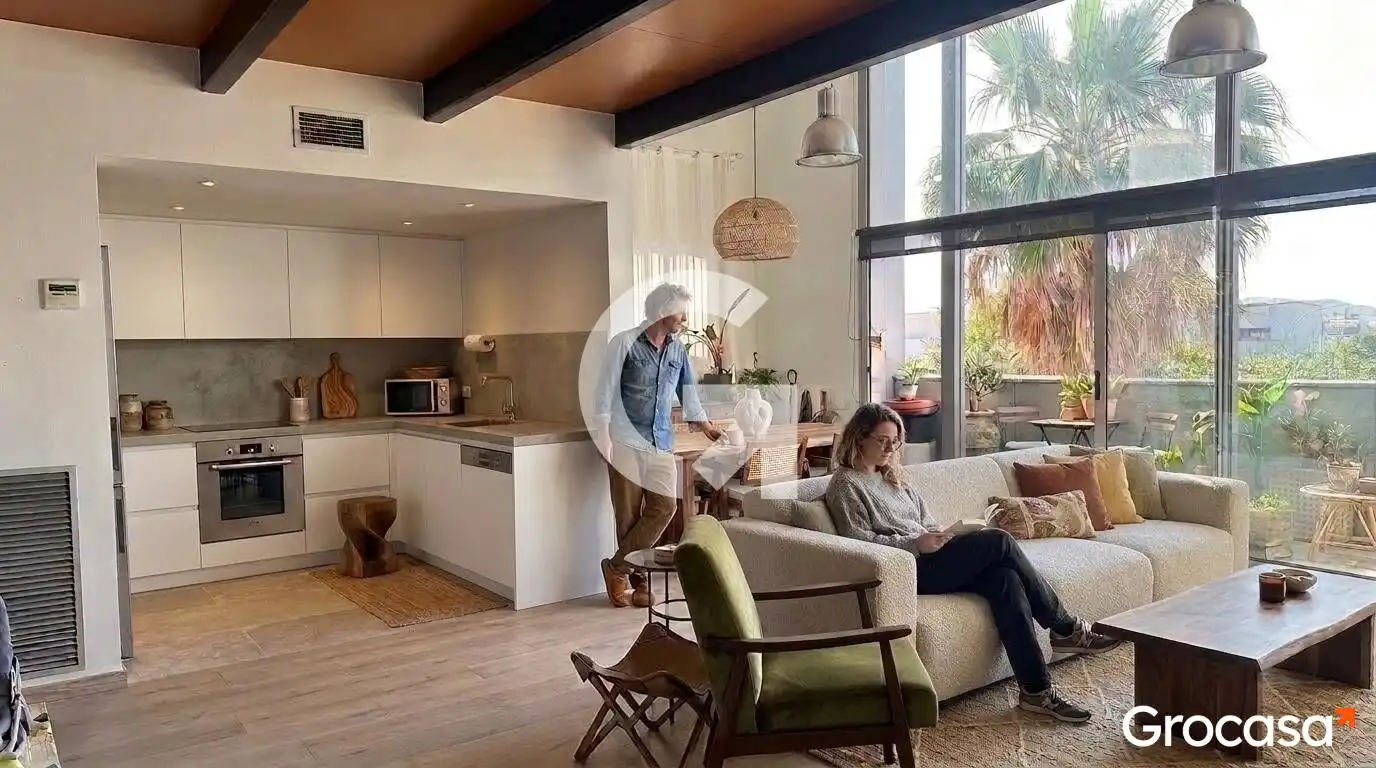 Sala d'estar de Loft en venda en Sant Feliu de Llobregat amb Aire condicionat, Calefacció i Traster